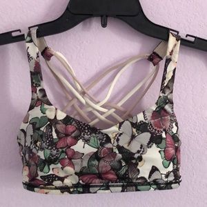 Free to Be Wild Bra in RARE Butterflies Print 🦋